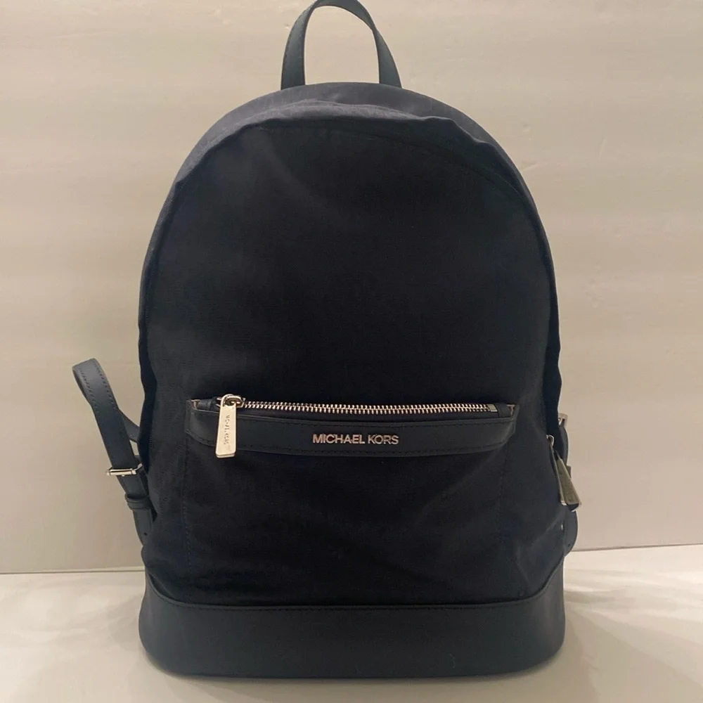 Michael Kors Navy Blue Backpack